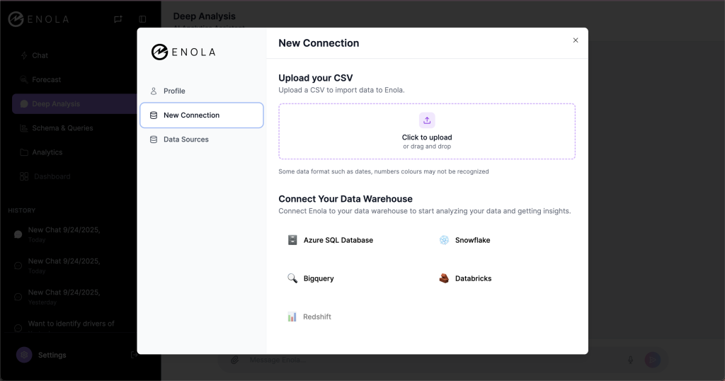 ChatGPT Alternative for Data Analysis: Enola vs. ChatGPT
